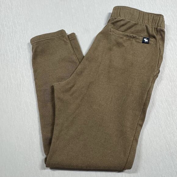 Boys ABERCROMBIE KIDS Brown Sweatpants Boys Size XL 15/16 Tapered Joggers - Picture 3 of 5